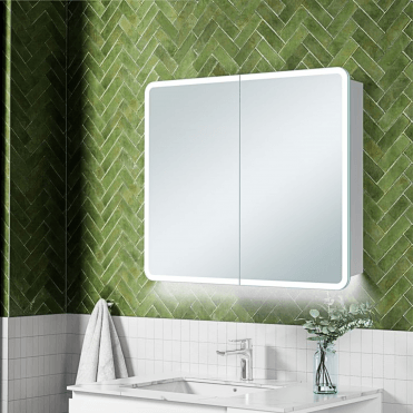 Unity 600mm 2 Door LED Mirrored Cabinet