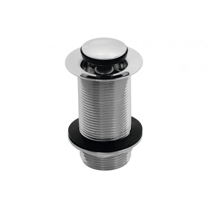 Dove Bathrooms Unslotted Round Basin Waste - Chrome