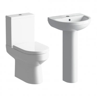 Urban 4-Piece Pedestal Basin & Close Coupled WC Pack