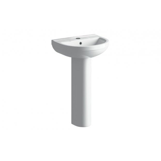 Dove Bathrooms Urban 500x390mm 1TH Basin & Full Pedestal