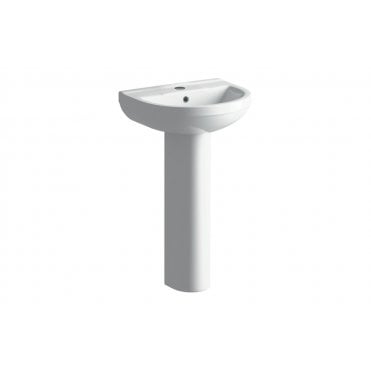 Urban 500x390mm 1TH Basin & Full Pedestal