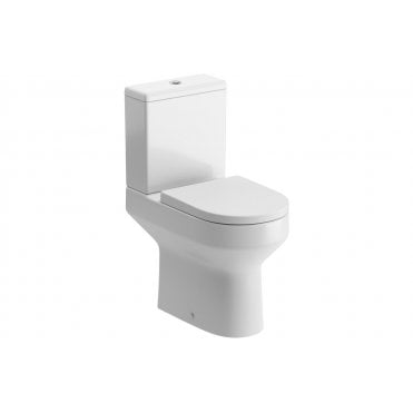 Urban Close Coupled Open Back Comfort Height WC & Soft Close Seat
