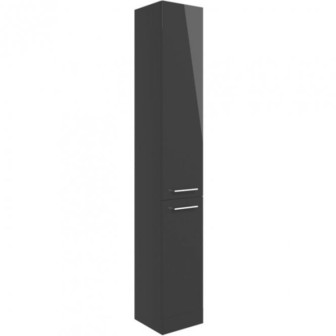 Dove Bathrooms Viona 350mm Floor Standing 2 Door Tall Unit - Anthracite