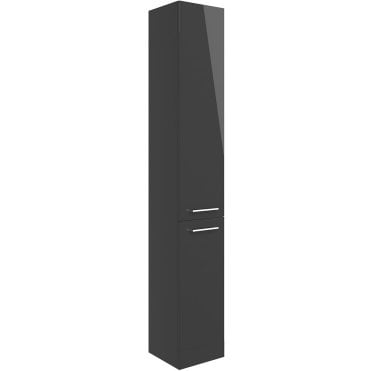 Viona 350mm Floor Standing 2 Door Tall Unit - Anthracite