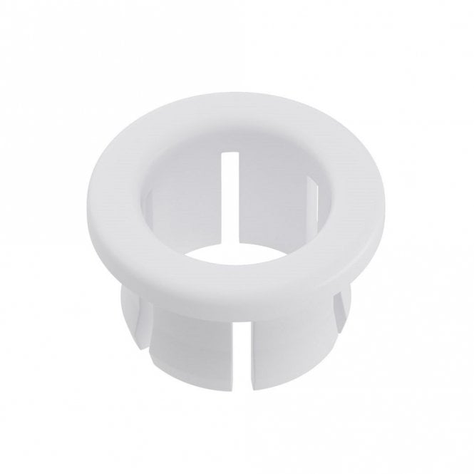 Dove Bathrooms White Round Basin Overflow Cover
