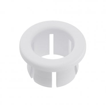 White Round Basin Overflow Cover