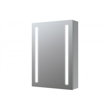 Zana 500mm 1 Door Front-Lit LED Mirror Cabinet