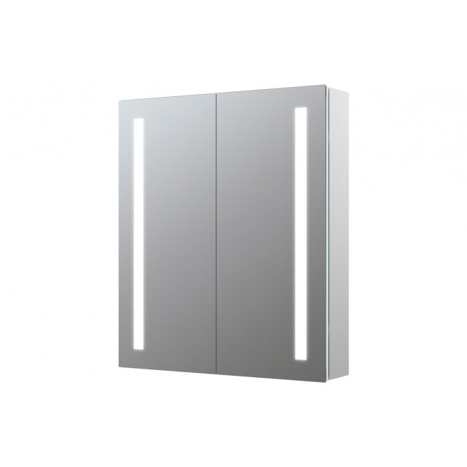 Dove Bathrooms Zana 600mm 2 Door Front-Lit LED Mirror Cabinet
