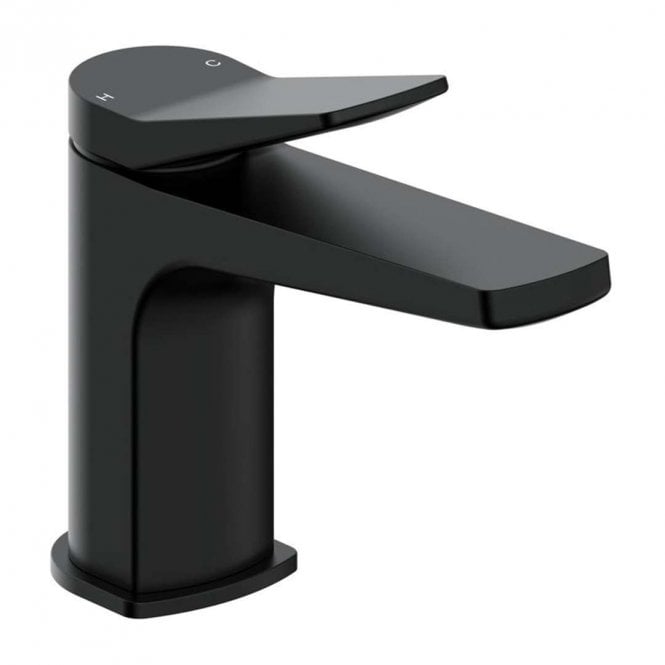 Dove Bathrooms Zara Basin Mixer & Waste - Matt Black