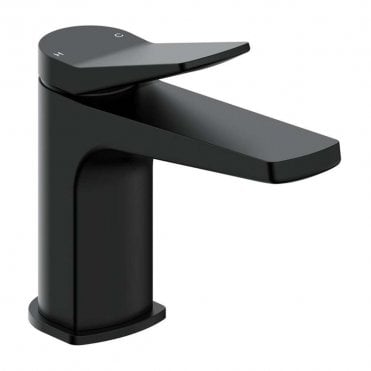 Zara Basin Mixer & Waste - Matt Black
