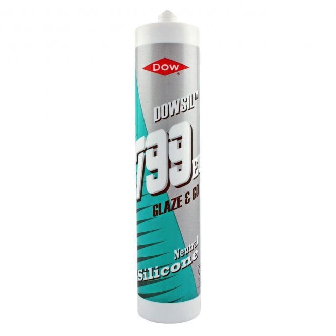 Dow 799 Plastic and Glass Silicone Clear Sealant