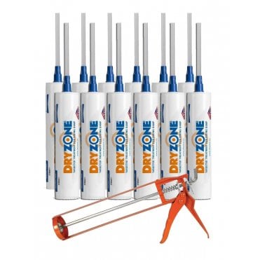 12 Tubes DPC Injection Cream 310ml - Damp Proof Injection with Skeleton Applicator