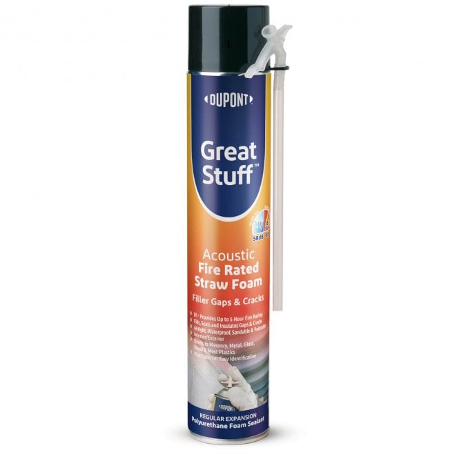 DuPont Dow Great Stuff Pro Acoustic Fire Rated Straw Foam