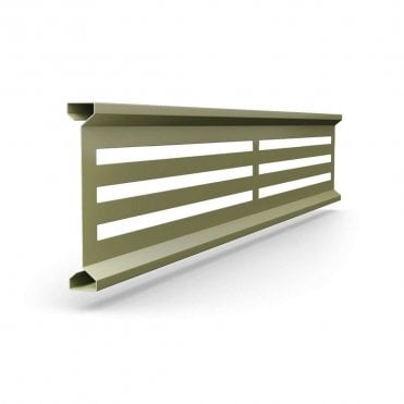 1.83m Olive Grey Slatted Trellis