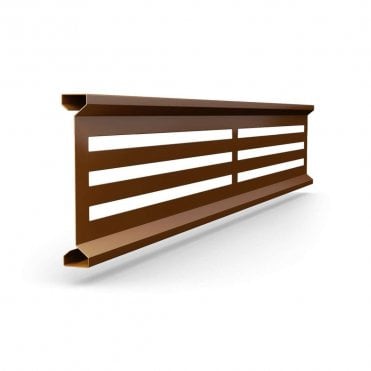 1.83m Sepia Brown Slatted Trellis