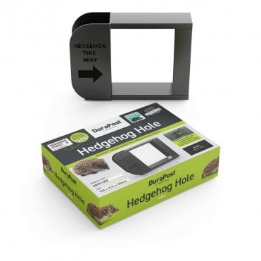 150mm Black Hedgehog Hole for Gravel Board