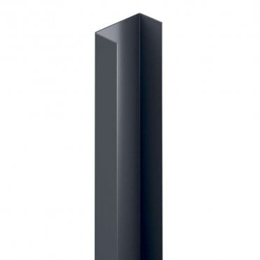 2.1m 48mm Anthracite Grey End In-Fill for Classic Post