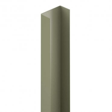 2.1m 48mm Olive Grey End In-Fill for Classic Post