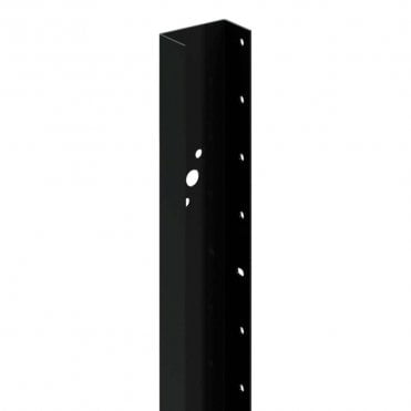 2.1m 52 x 30mm Black U-Channel