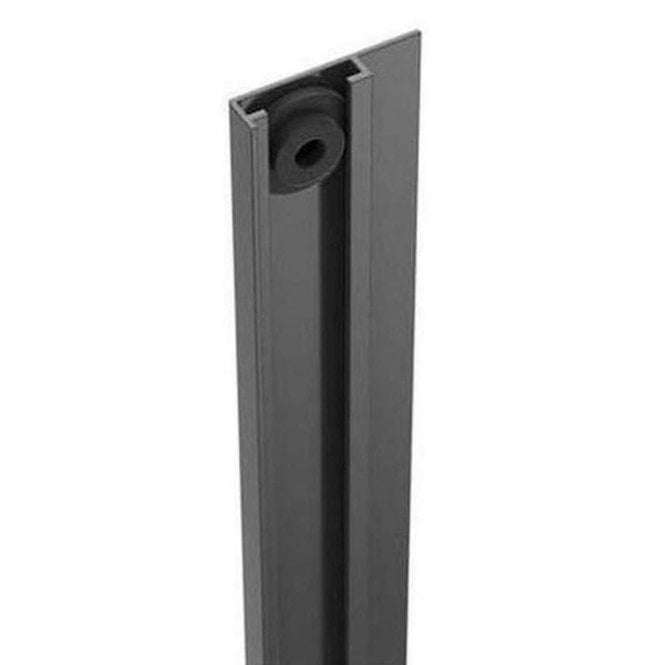 Durapost 2.1m Anthracite Grey Cover Strip for U-Channel