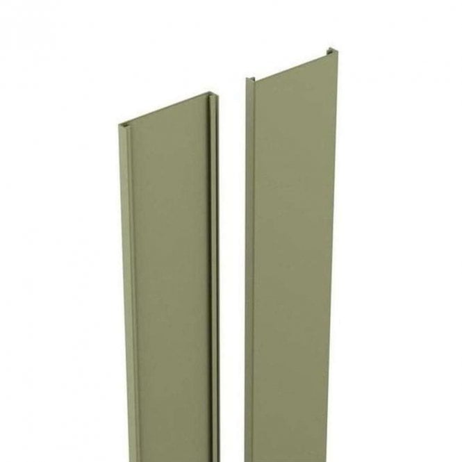 Durapost 2.1m Olive Grey Cover Strip for Classic Post