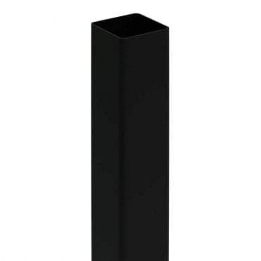 2.45m Black Heavy Duty Gate Post