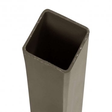 2.45m Sepia Brown Heavy Duty Gate Post