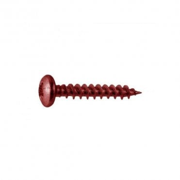 4 x 40mm Sepia Brown Pan Head Timber Screws Bag of 10
