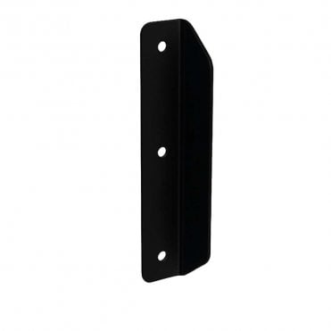 6" Black Gate Stop Set for Wooden Gate