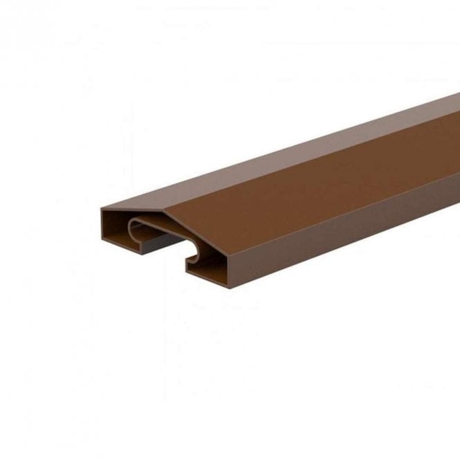 Durapost 65mm Sepia Brown Capping Rail