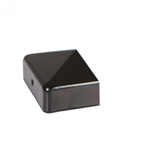 Durapost 75 x 37mm Anthracite Grey Half Post Cap with Bracket