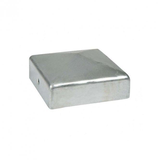 Durapost 75 x 75mm Galvanised Post Cap with Bracket