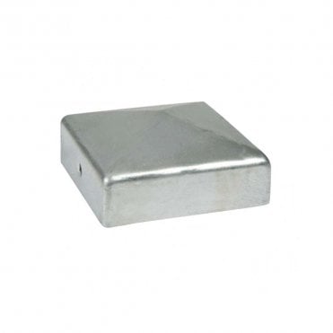 75 x 75mm Galvanised Post Cap with Bracket