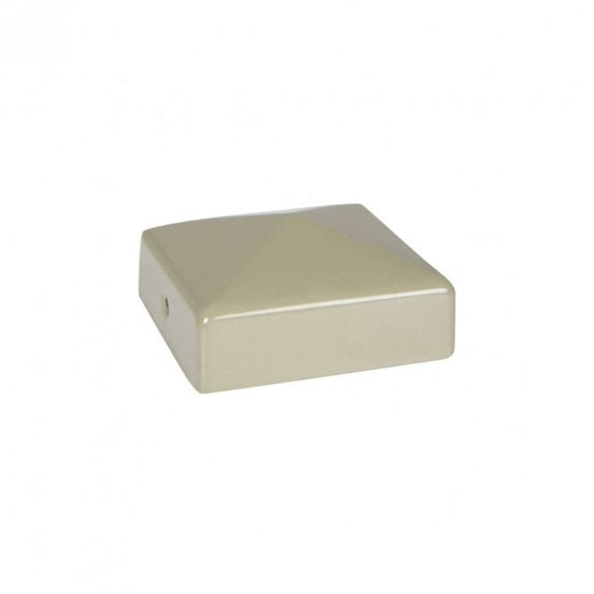 Durapost 75 x 75mm Olive Grey Post Cap with Bracket