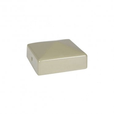 75 x 75mm Olive Grey Post Cap with Bracket