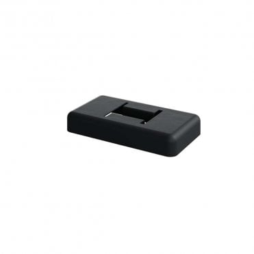 Black Cover Plate for Bolt Down
