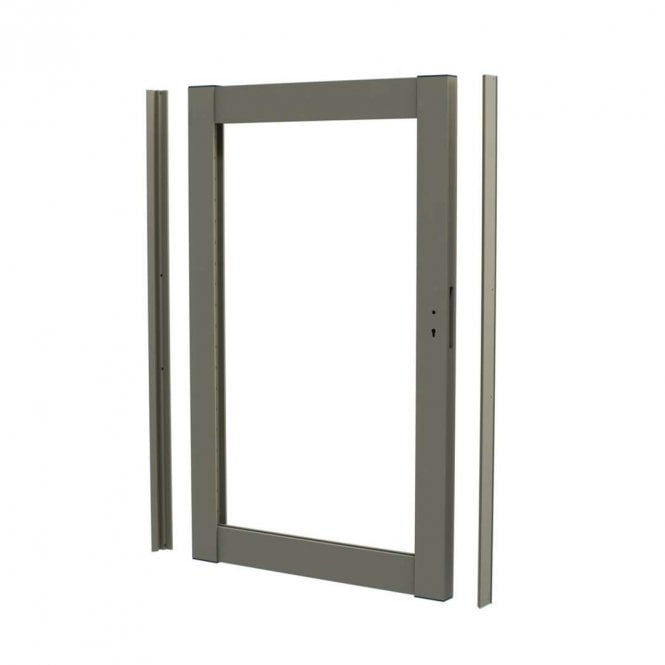 Durapost Olive Grey Aluminium Gate Frame