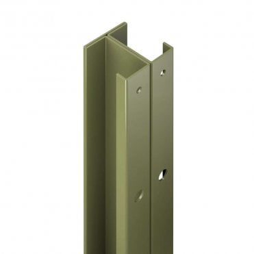 Olive Grey Commercial Fence Post