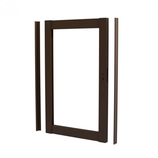Durapost Sepia Brown Aluminium Gate Frame