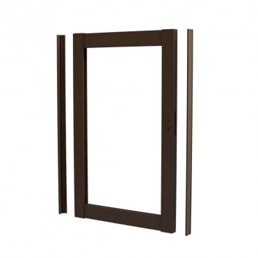 Sepia Brown Aluminium Gate Frame