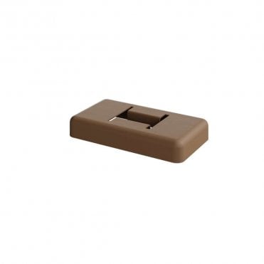 Sepia Brown Cover Plate for Bolt Down