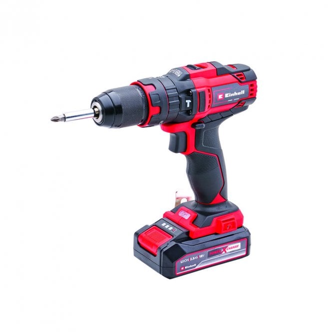 Einhell 18V Combi Drill with a 2.5Ah Li-Ion Battery