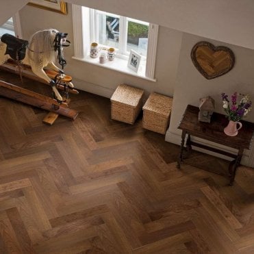 Dark Smoked Oak Engineered Wood Flooring 0.864m2 Per Pack
