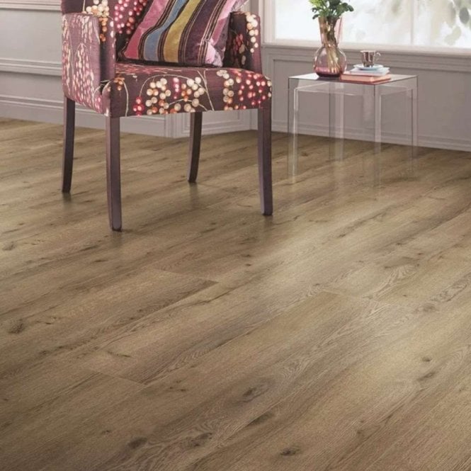 Elka Nutmeg Oak Long Plank Laminate Flooring 3.444m2 Per Pack