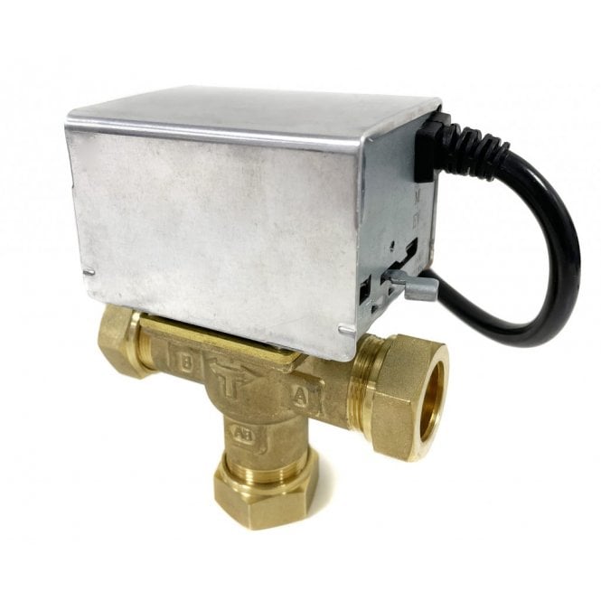EPH Controls 22mm High Flow Rate 3 Port Mid Position Valve - B322MID