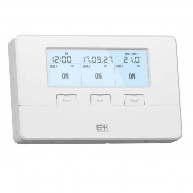 EPH Controls 3 Zone Wireless Programmer - 7 Day, 5/2 Day or 24 Hour - R37-RF V2
