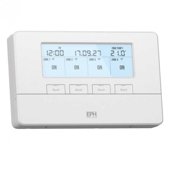 EPH Controls 4 Zone Wireless Programmer - 7 Day, 5/2 Day or 24 Hour - R47-RF V2