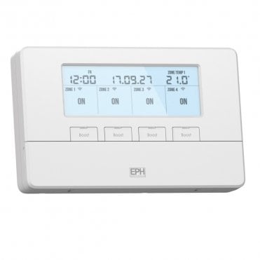 4 Zone Wireless Programmer - 7 Day, 5/2 Day or 24 Hour - R47-RF V2