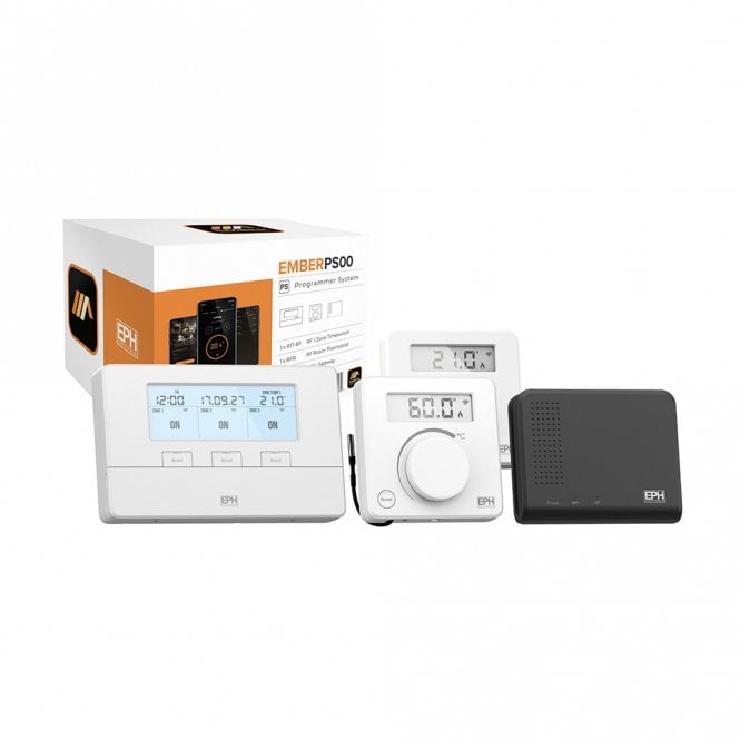 EPH Controls EMBER 3 Zone RF Programmer Pack with R37-RF-V2, RFR-V2, RFC-V2 & GW04