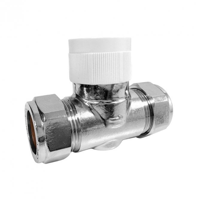EPH Controls Hot Water 22mm Isolation Valve Straight for ETRV-HW